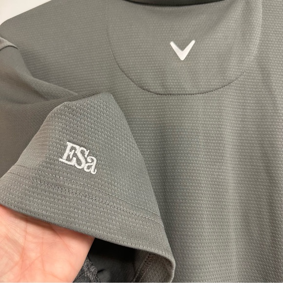 Callaway Men's Core Performance Polo - Grey Size Large - Picture 10 of 15